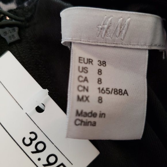 H&M fitted print dress - Picture 4 of 5